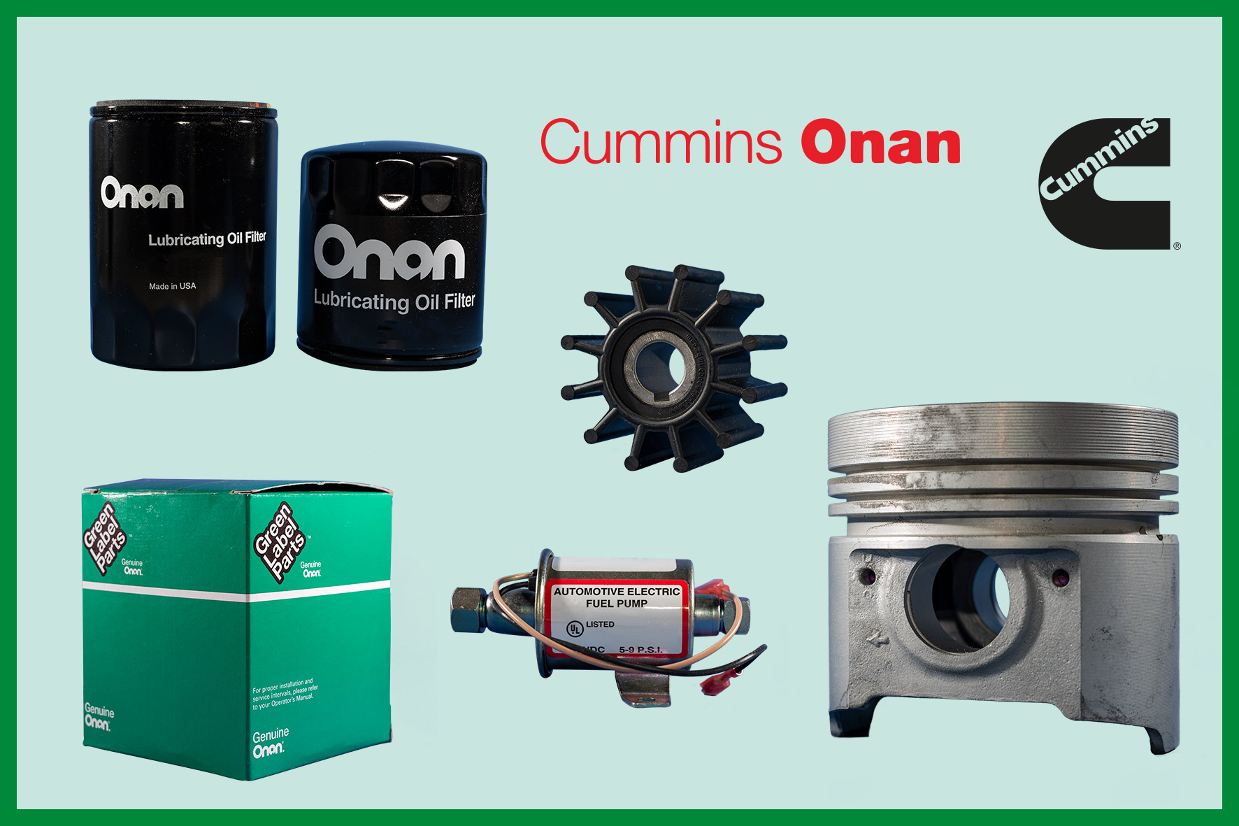 Ricambi originali Cummins Onan<br />
